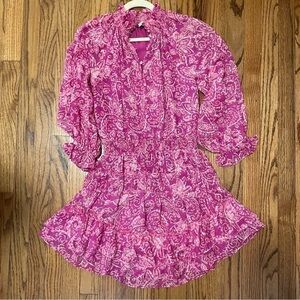 NWOT Women’s Fate pink long sleeve mini dress. Size: small